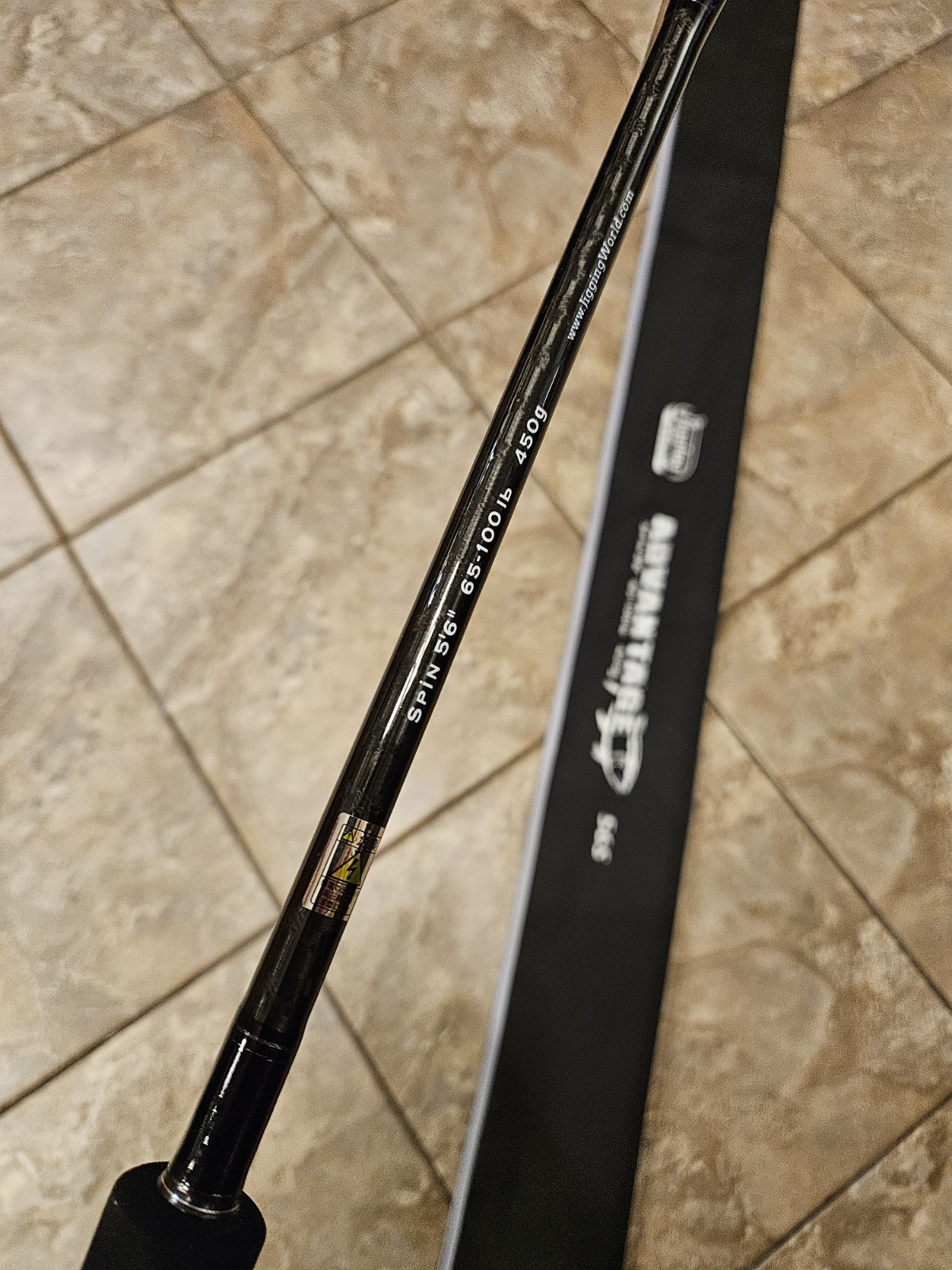Jigging World Ghost Hunter Advantage Fishing Spin Rod 5’6″ 450g JW-GHADV-450S