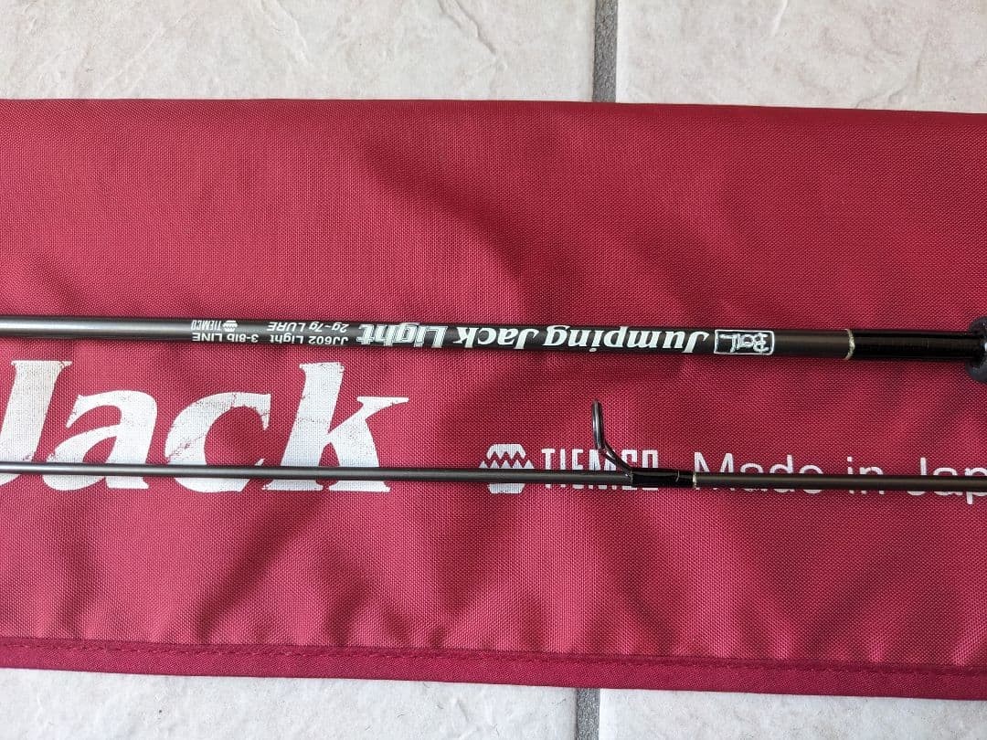 Tiemco BOIL Jumping Jack Light JJ602 Rod 3-8lb Lure 2-7g Used