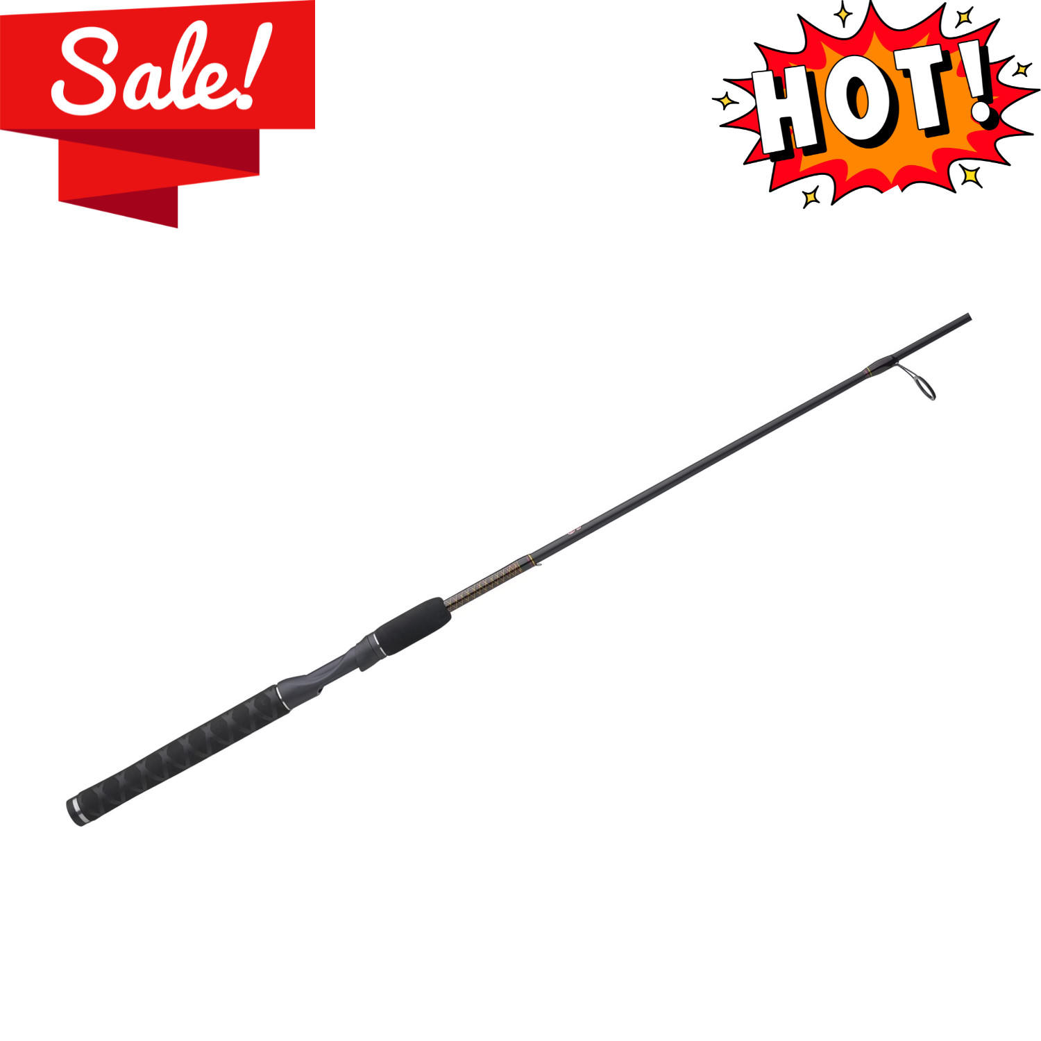 Ugly Stik GX2 Spinning Rod 6’6″ Medium 2 Piece Fishing Rod Graphite Fiberglass