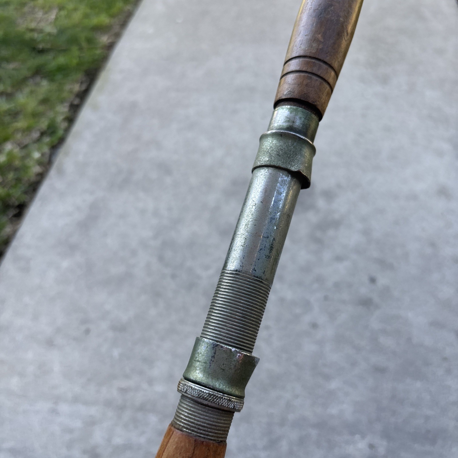 VTG LANGLEY SIGNATURE Sign Of Quality Glass 1-Piece Spinning Fish Rod 865 6’6”