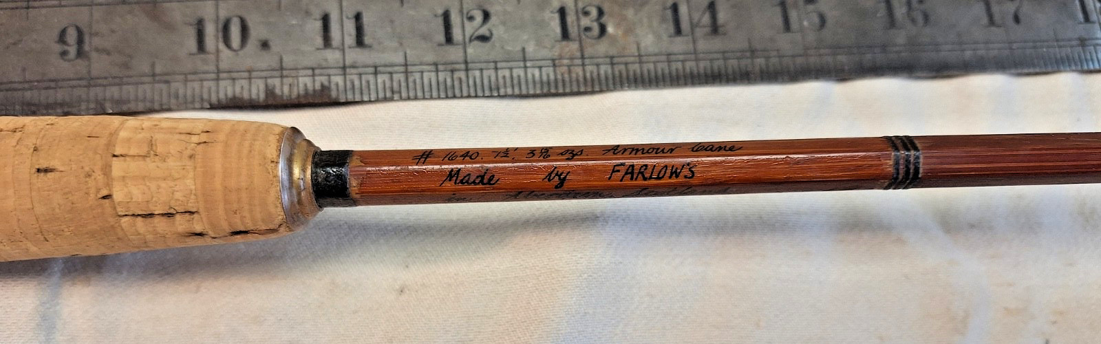 Farlow’s Lee Wulff “Midge” Norm Thompson Bamboo Fly Rod. 7 1/2′.
