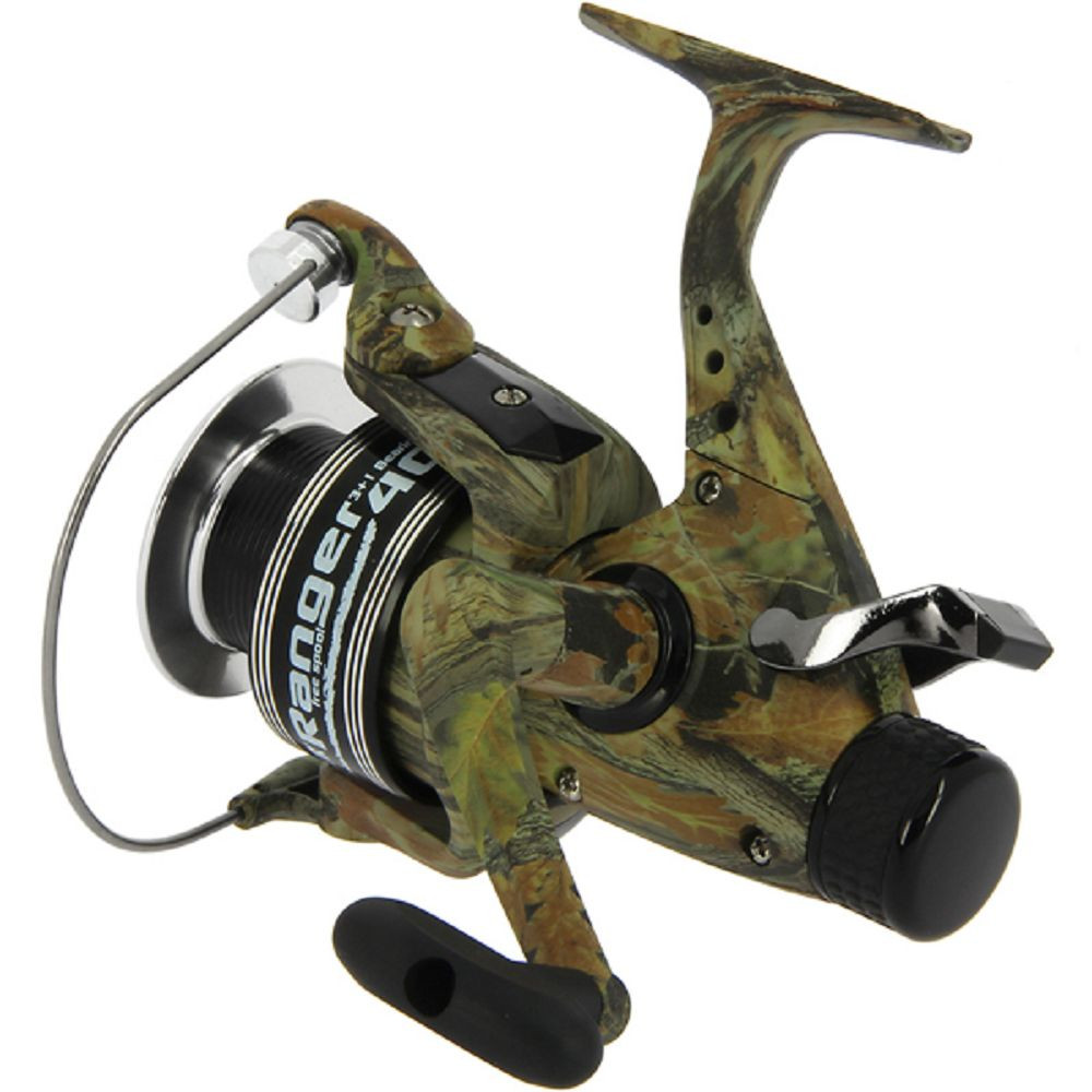 Vigor Ranger CAMO Freespool Carp Fishing Reel Bait,Running Switch 4000 Size