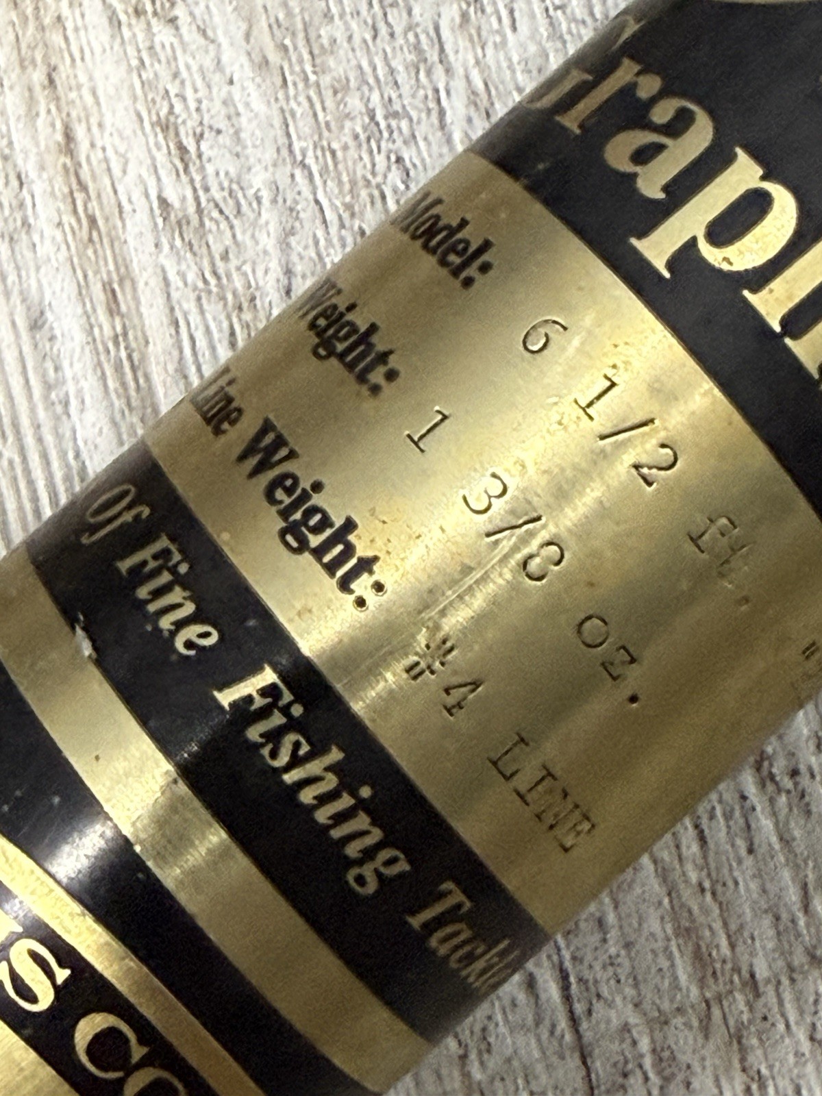 Vtg Orvis Flea Graphite Fly Fishing Rod 6 1/2 2pc #4 1 3/8oz + Correct Tube