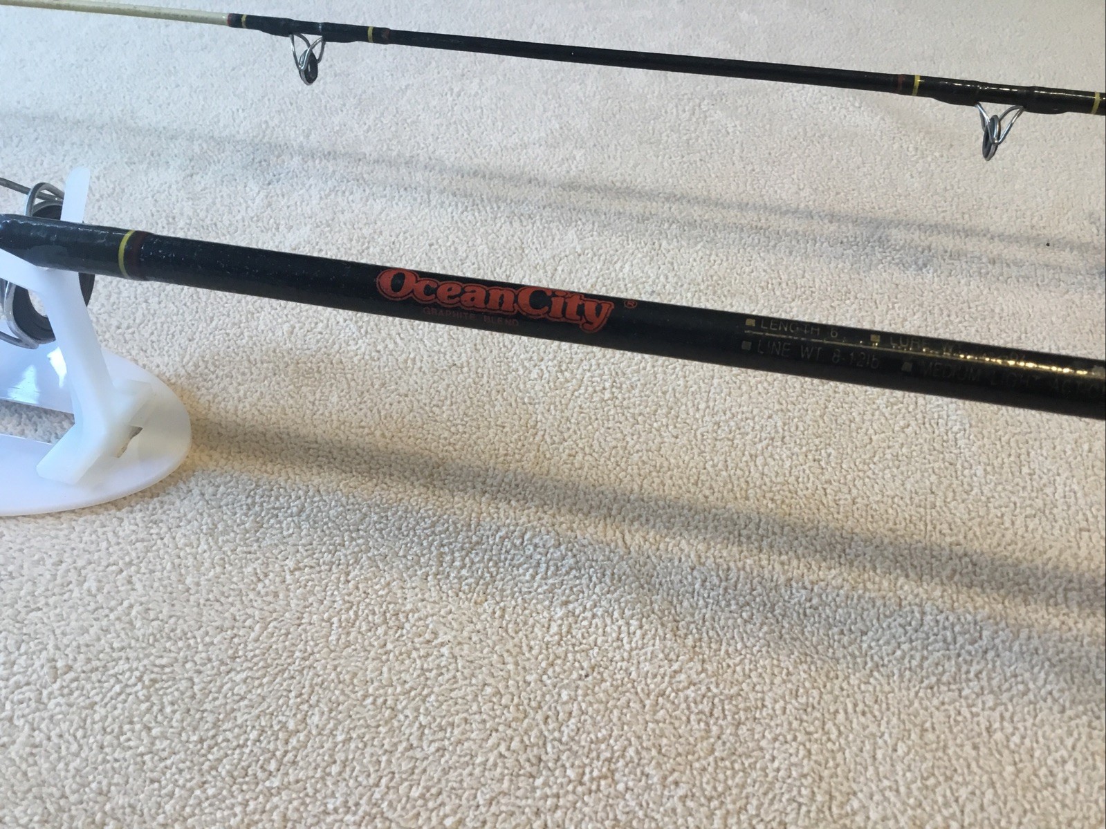 Ocean City Tip- Tronix 52602B 6’ Med Action 2 Piece Fishing Rod.