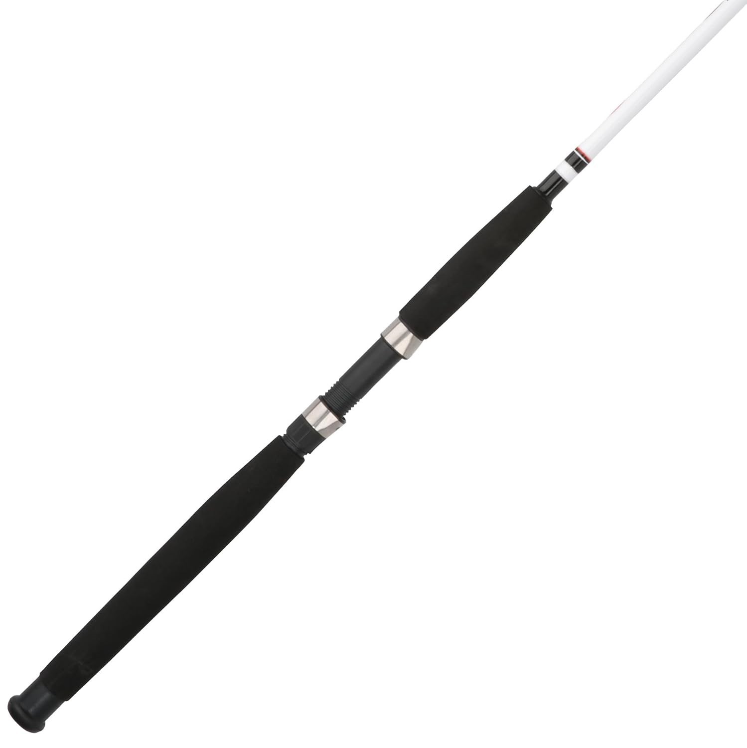 8 Ft 2 Piece Fiberglass Spinning Fishing Rod Medium Heavy 12-30Lb