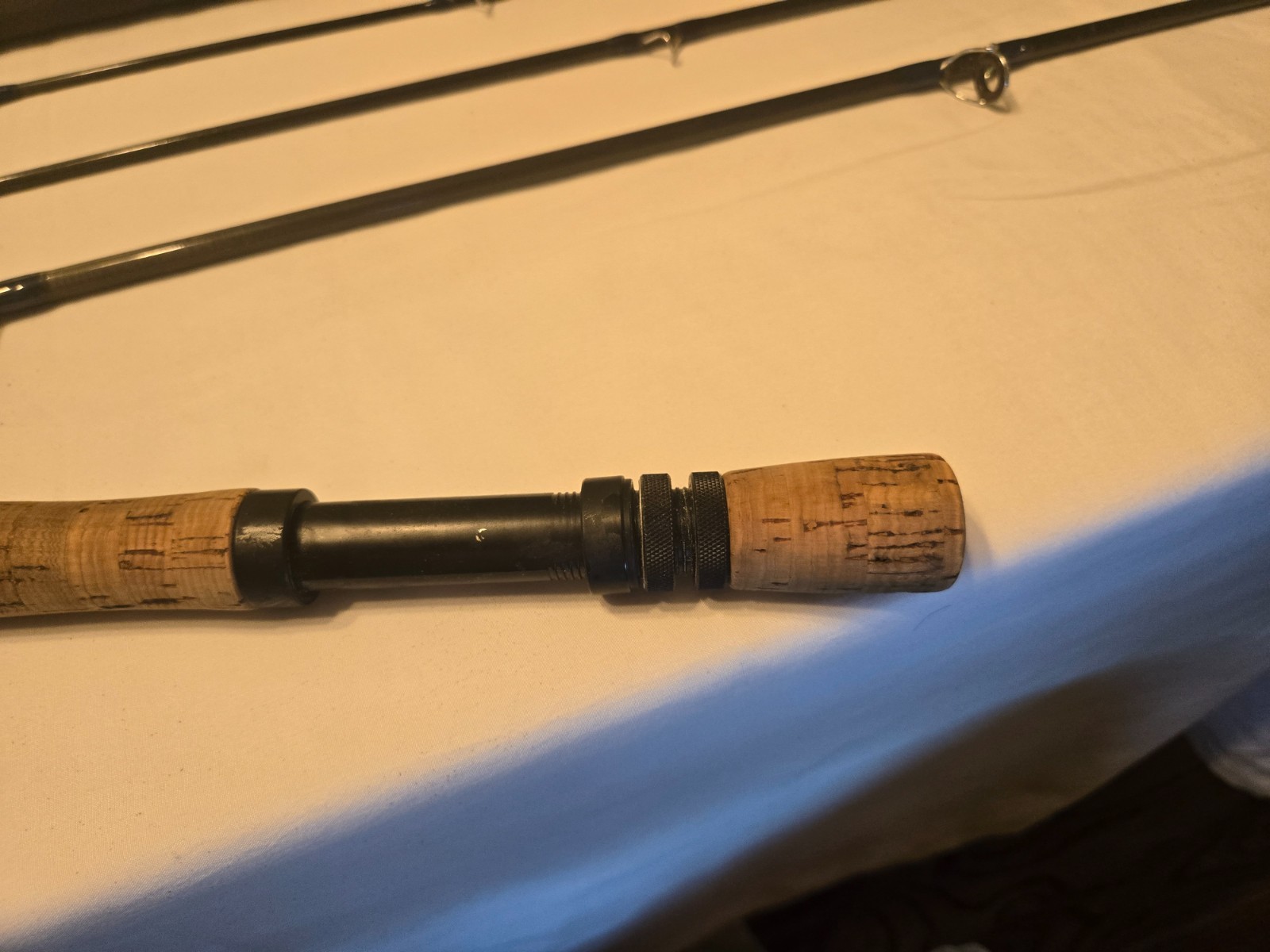 Fisher Travel Saltwater Fly Rod 9′ 9/10wt 4-Piece w/ Original Sock & Alum. Tube
