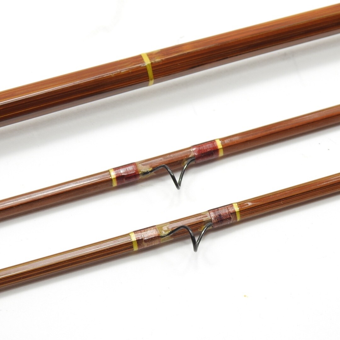 Fred Debell Impregnated “Presentation” Bamboo Fly Rod. 7′ 6”. W/ Tube & Sock.
