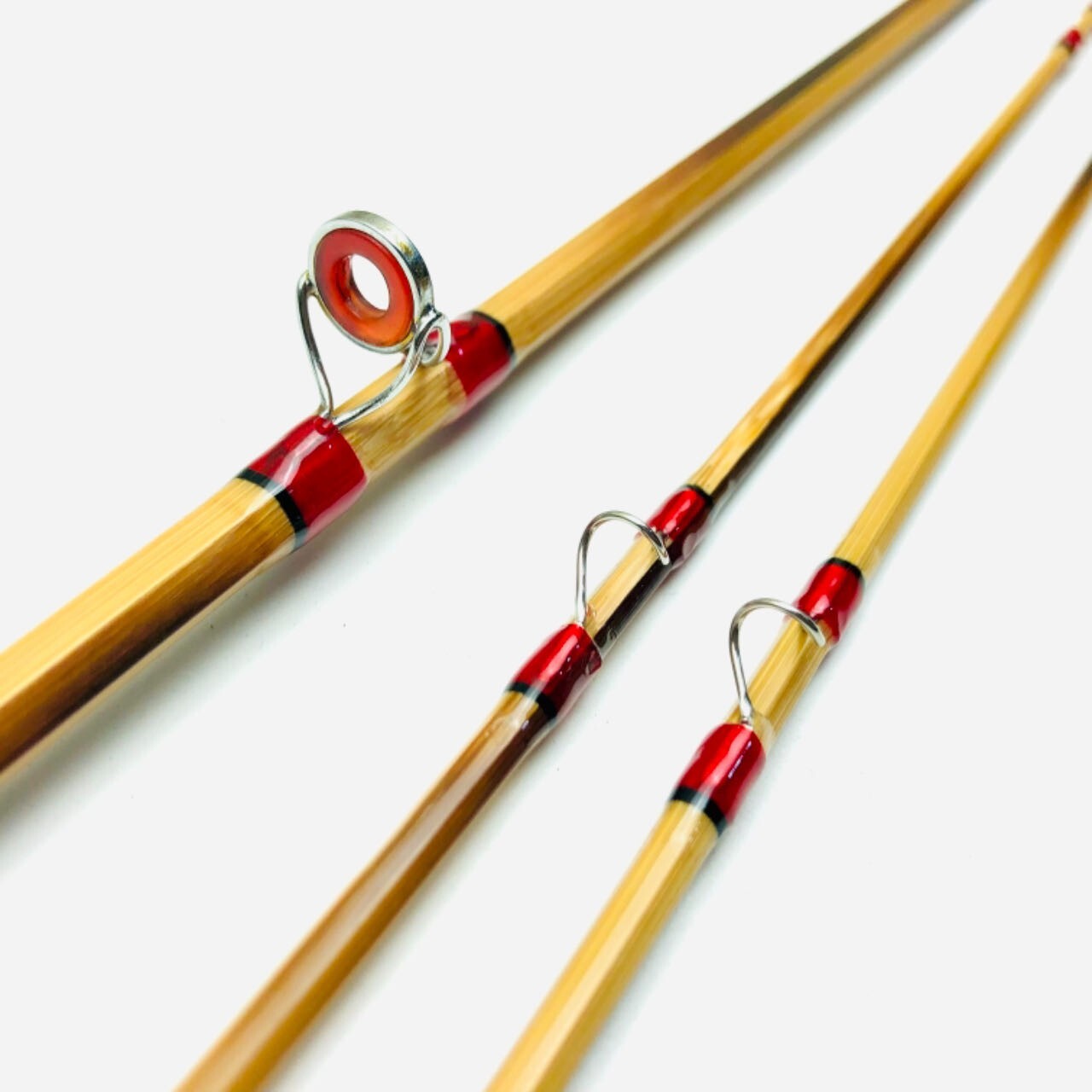 Jim Payne 6’6″ ~ 3 wt / ZHUSRODS Flame Bamboo Fly Rod / Fly Fishing Rods