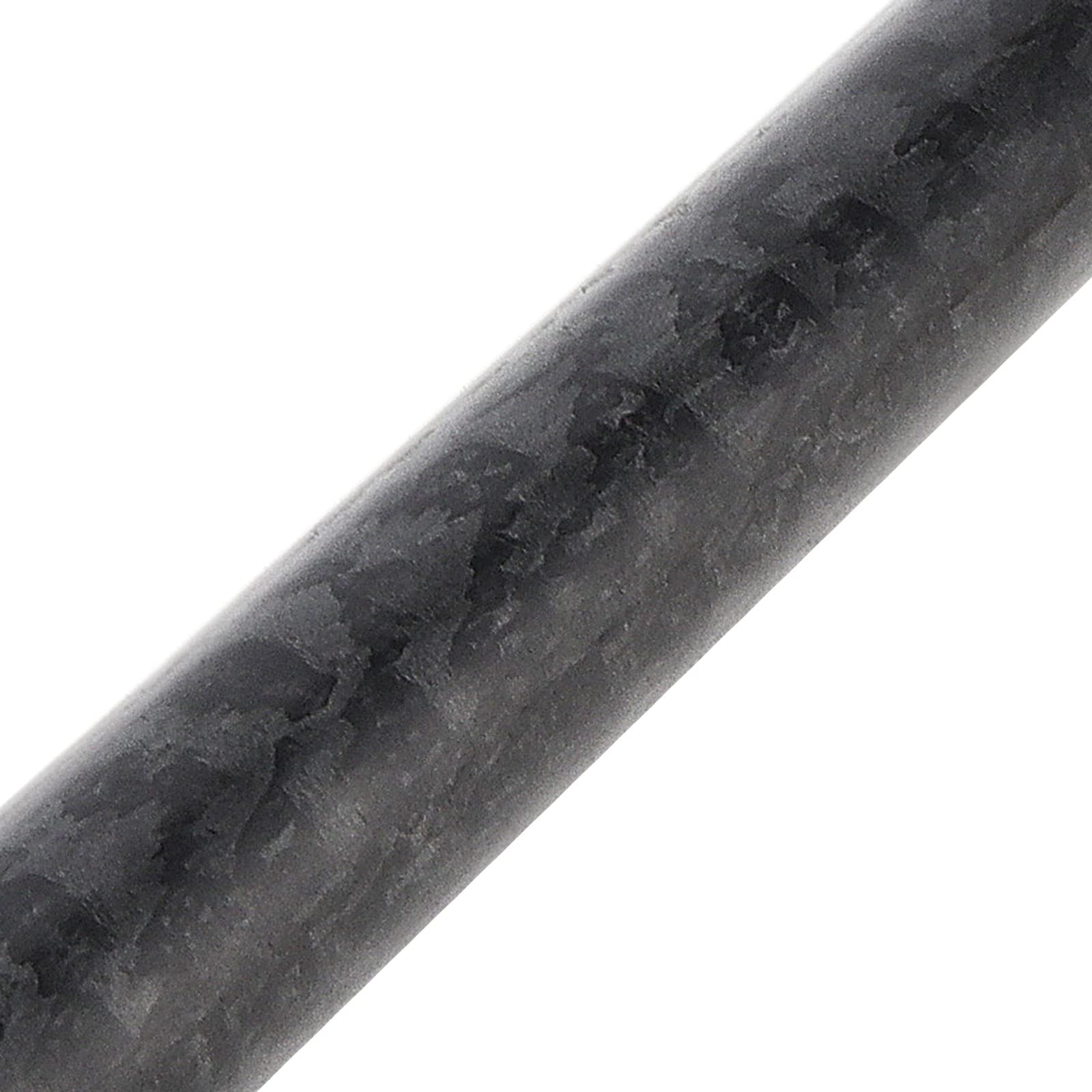 Round Acetal Copolymer Rods 2×12 Inch 5x30cm Opaque Black POM Stick 2 PCS