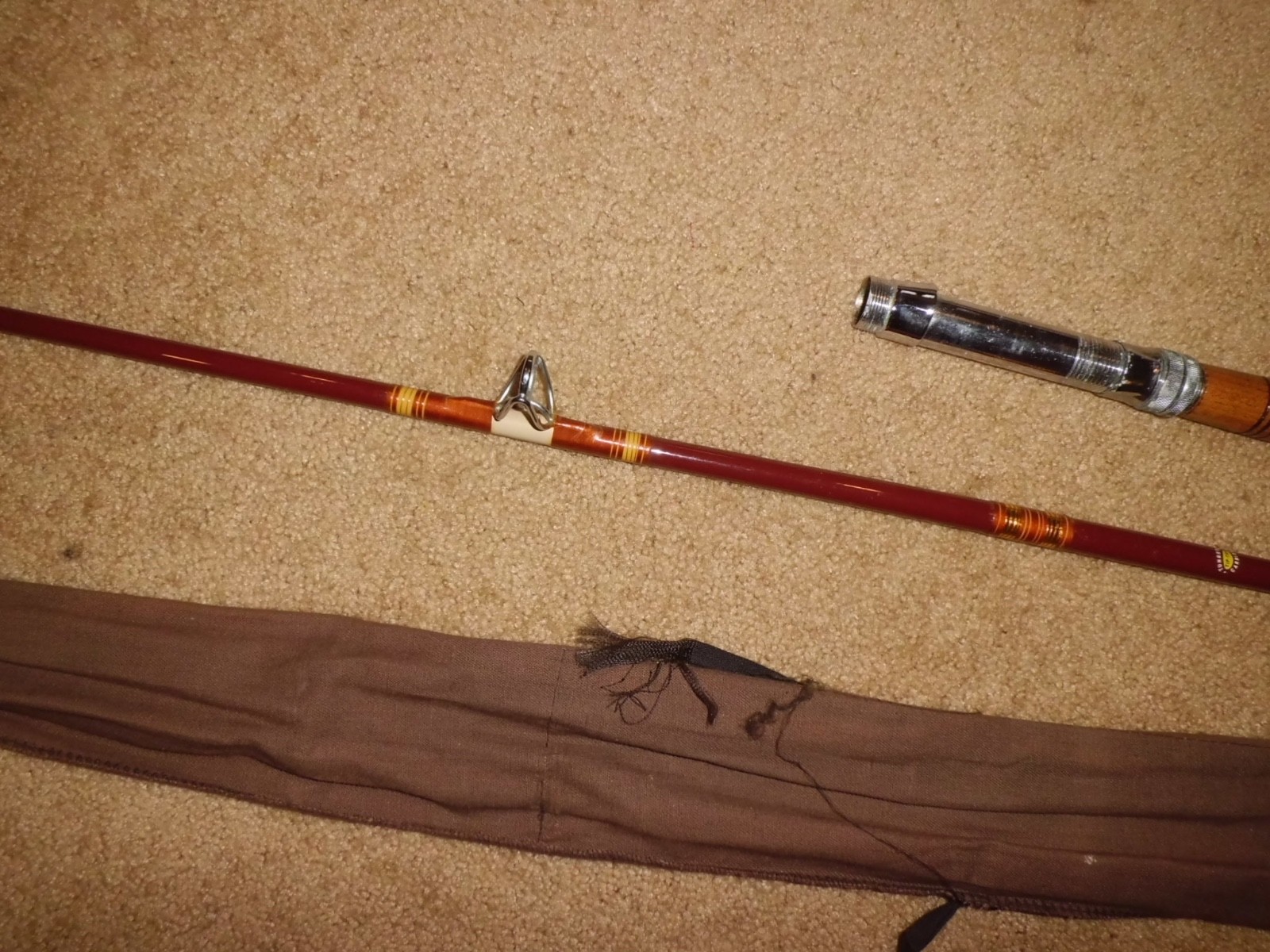 NOS Vintage GARCIA Conolon 2532 B Coventional 7′ Rod USA- 20-40 lb