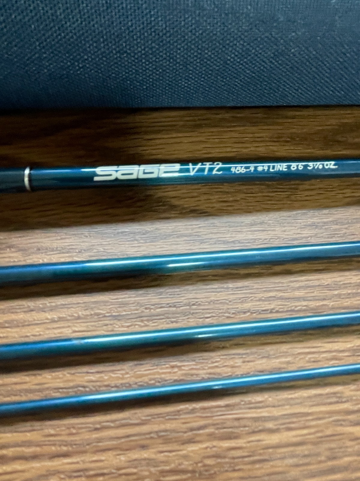 Sage VT2 486-4 #4wt 8’6″ 3-1/8oz Bule Tube 4p Used Fly Fishing Rods from Japan