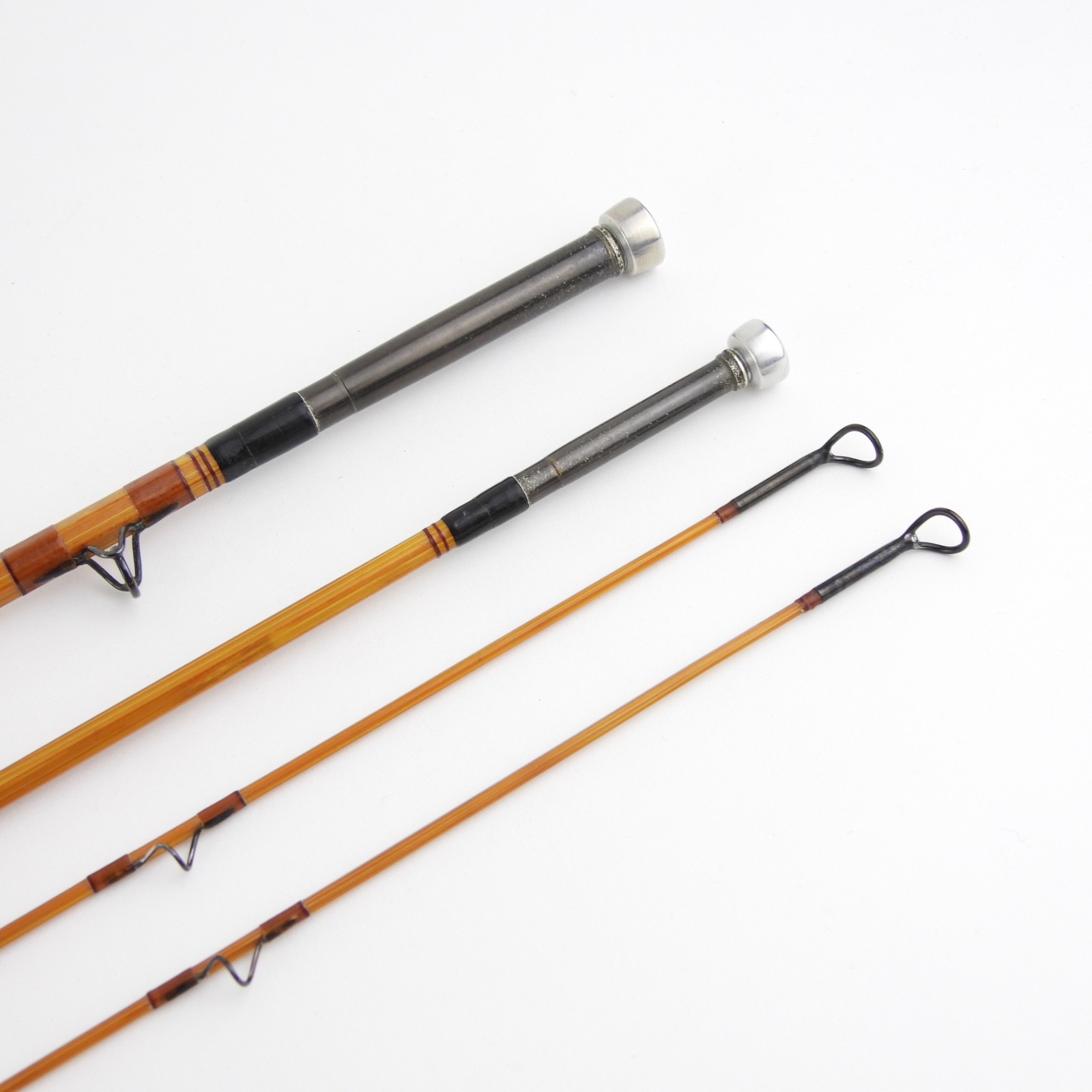 Jon M. Dann “Traveling Companion” Bamboo Fly Rod. 7’. 4wt. W/ Tube & Sock.