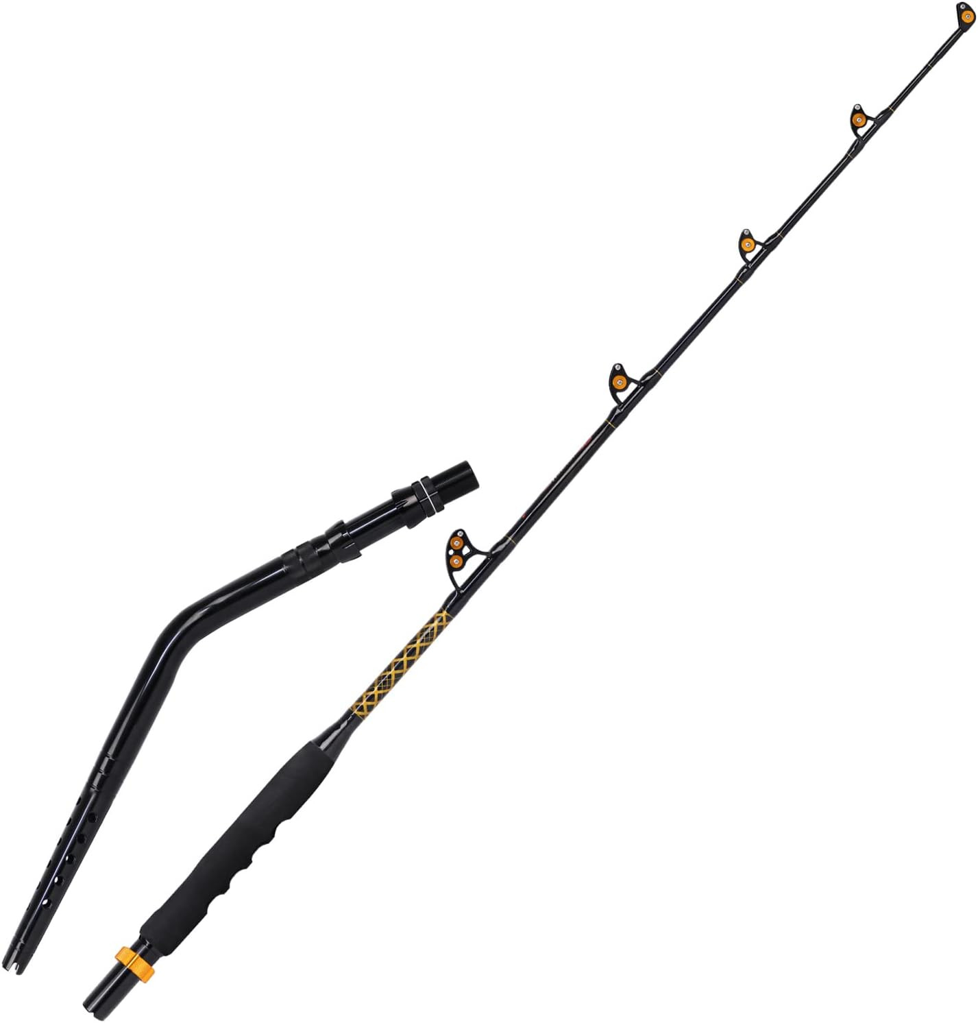Bent Butt Fishing Rod 2 Piece Saltwater Offshore Trolling Big Game Deep Drop Boa