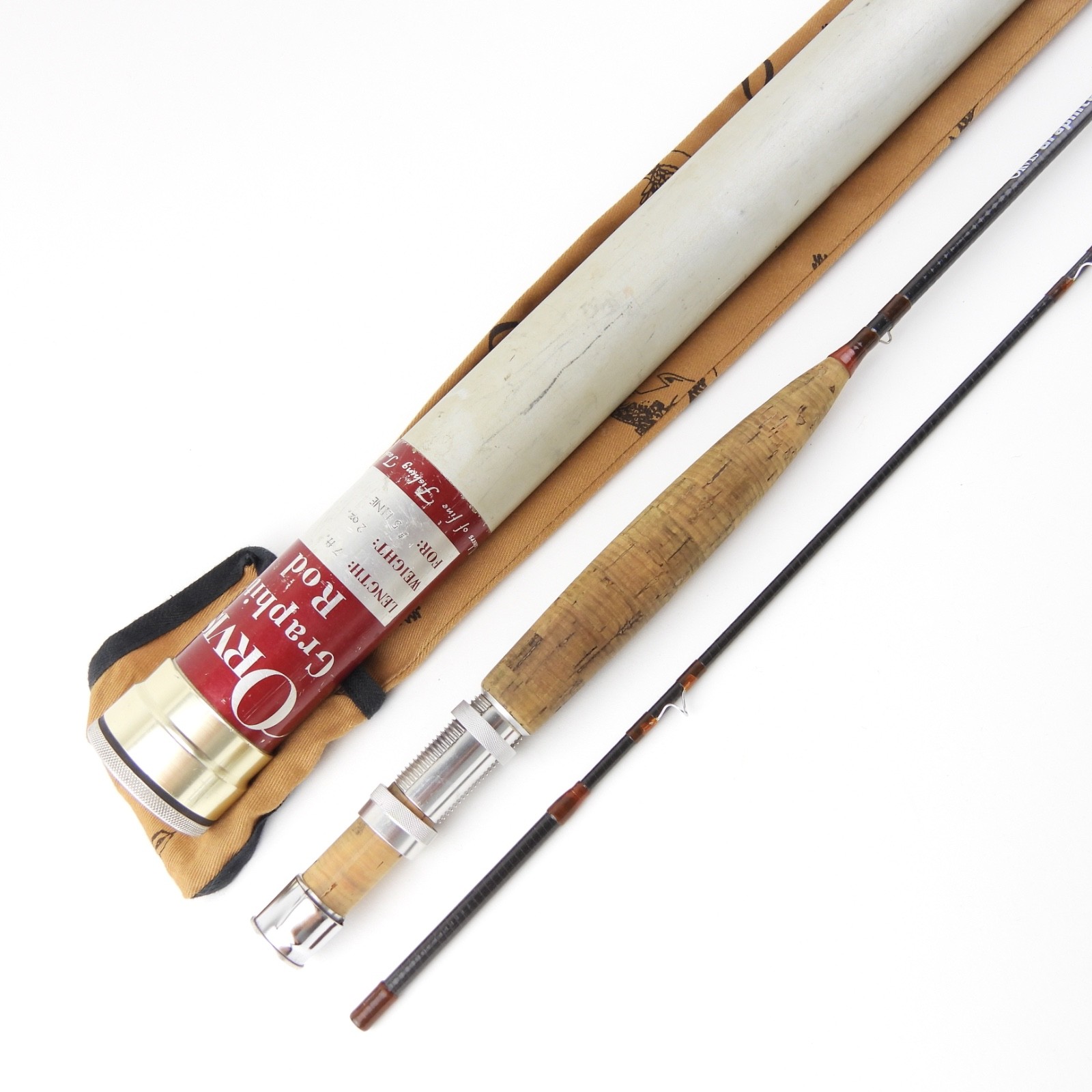 Orvis Graphite “The Otter” Fly Fishing Rod. 7’ 5wt. W/ Tube & Sock.