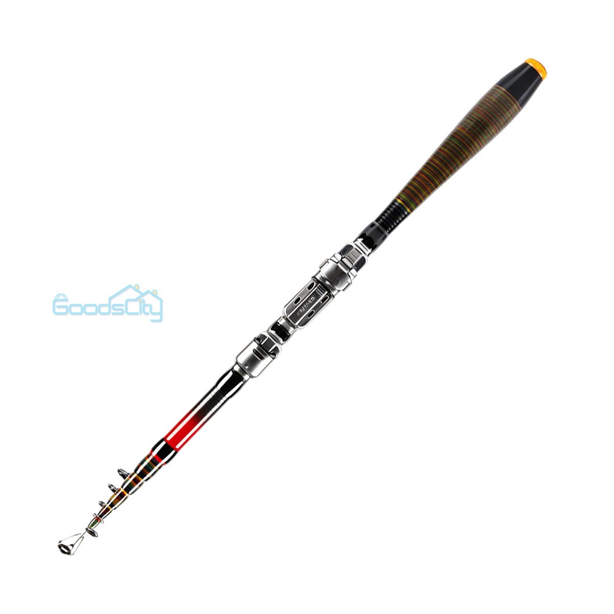 Professional 2.1M Carbon Fiber Telescopic Fishing Rod Travel Spinning Rod Pole