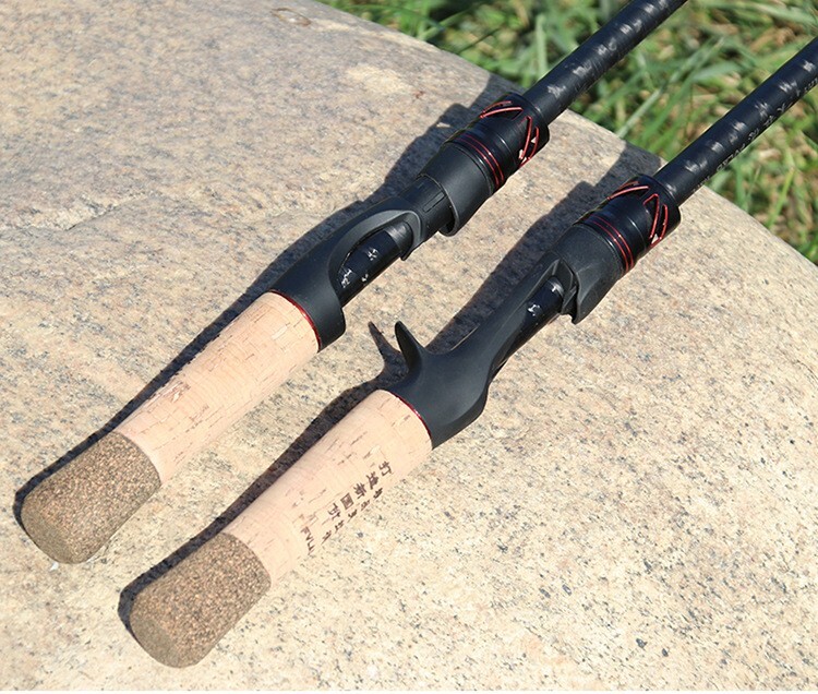 1.68M/5.51FT Fishing Rod Portable Fishing Pole Carbon Fiber Spinning/Casting Rod