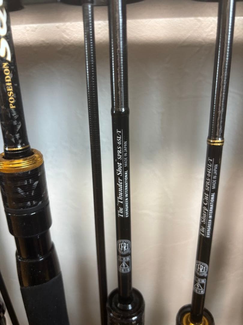 Evergreen Poseidon Thundershot SPRS-65L-T Tubular Tip Spin Rod Used