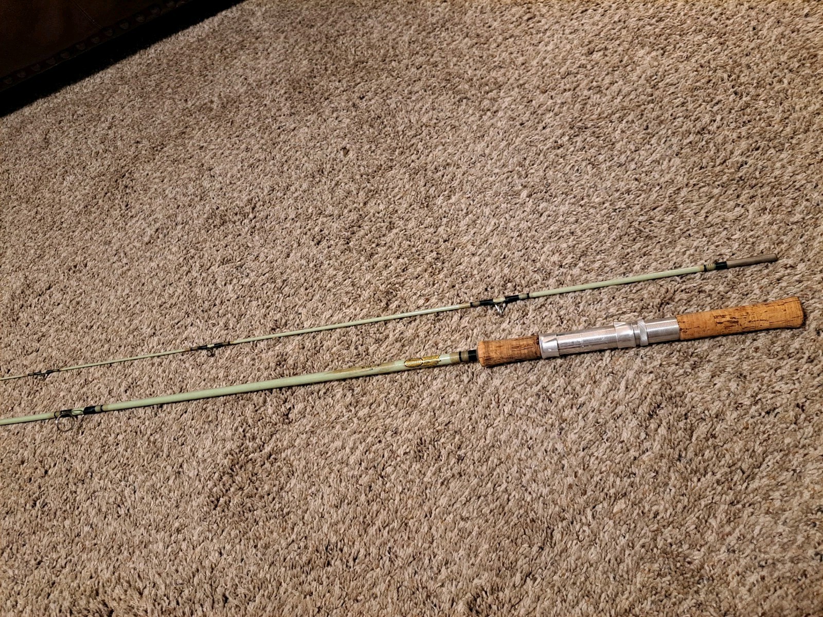Vintage Shakespeare #709 Wonderod Fishing Spinning Rod 7 Feet