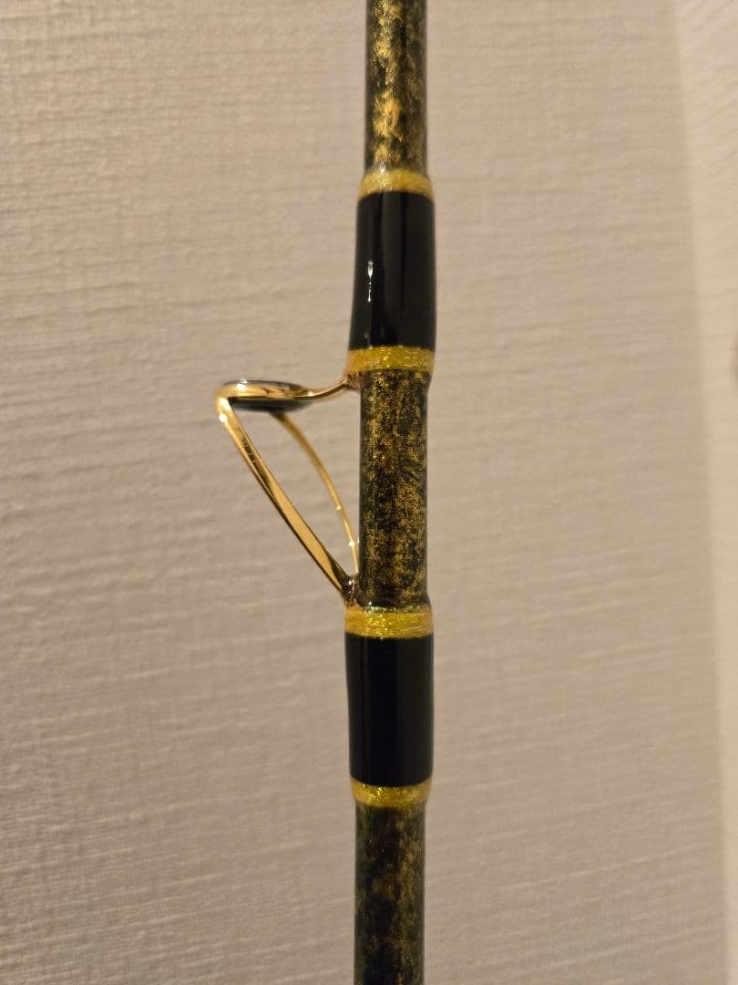 Tsuyoshi Shima Aji Limited 180R Boat Rod Gold Unused with Case
