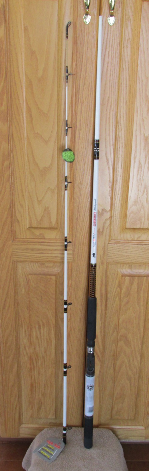 STRAIGHT BUTT! SHAKESPEARE UGLYSTIK CATFISH~8′ 2 pc~Casting Rod~Med Heavy NEW