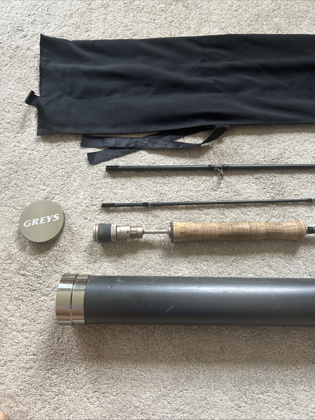 Greys G-tec 10 Foot #8 Weight carbon Fly Fishing Rod Predator Trout G Tec GTec