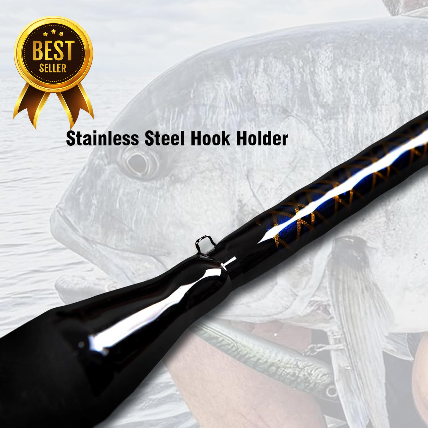 6ft Saltwater Offshore Trolling Rod Conventional Boat Pole