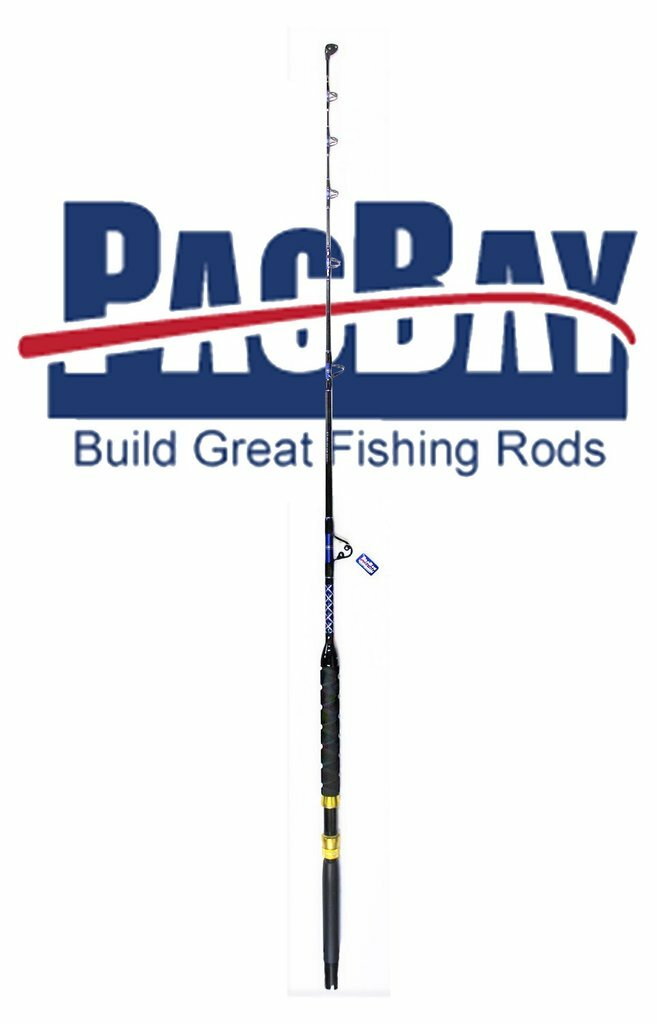 Xcaliber Marine Tournament Series 20-40lb Saltwater Trolling Rod Blue and Silver