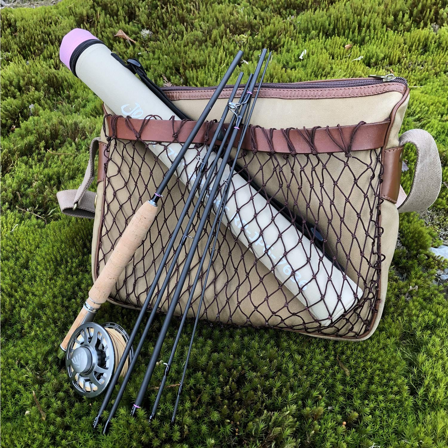 River Peak JP6 Pack Rod 7’6″ #4 Fly Fishing Travel Rod Soft Action