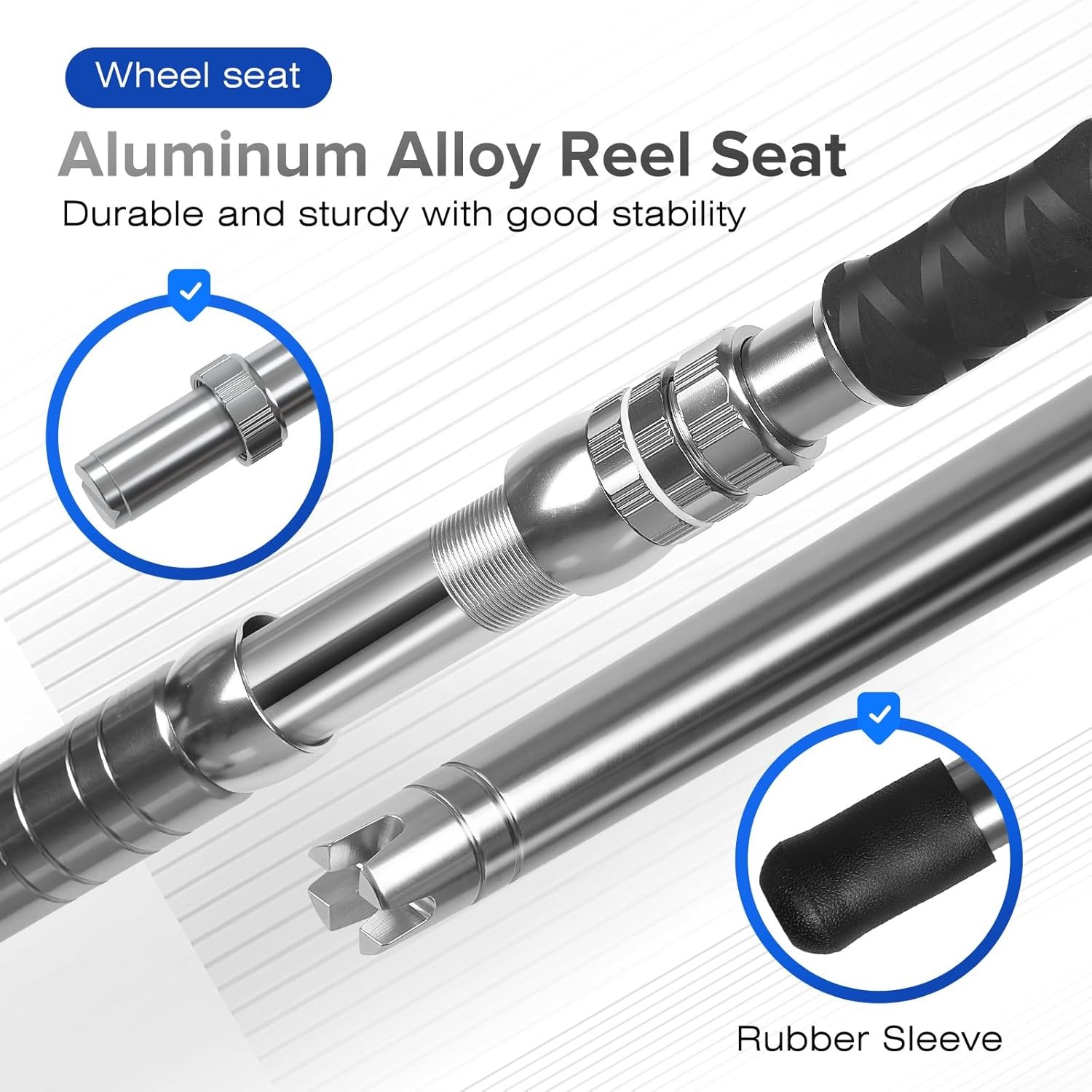 Trolling Rod Saltwater Offshore Big Game Fishing Rod Conventional Boat Rod with