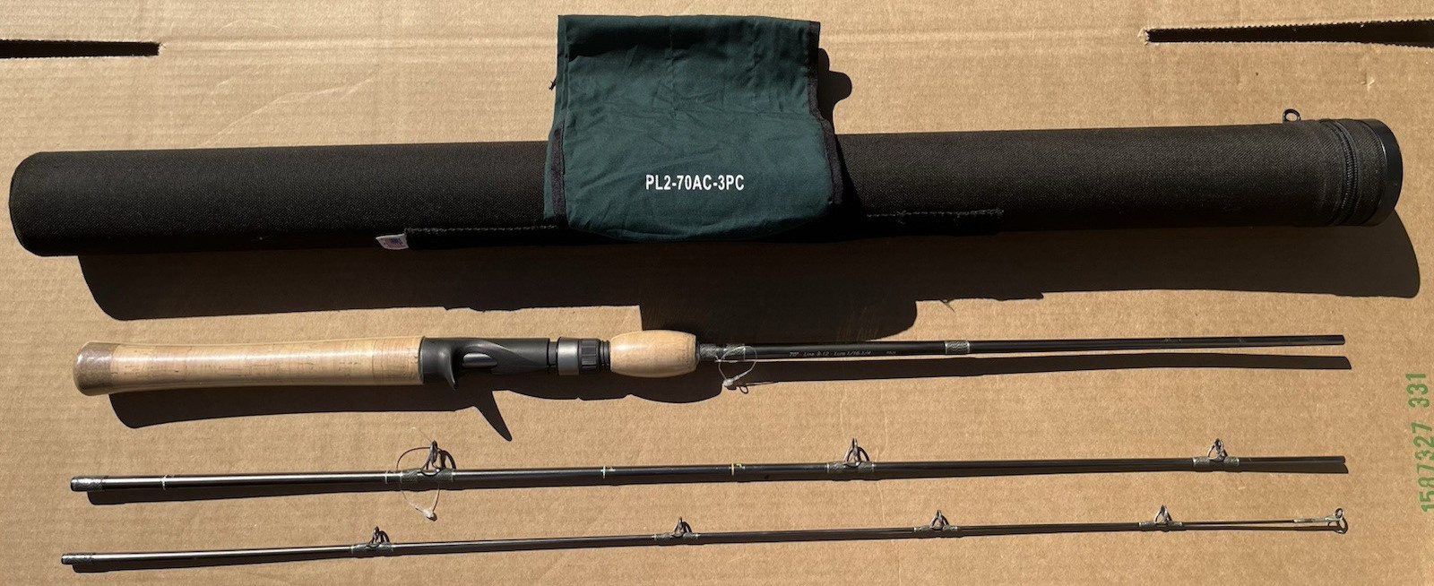 IM8 Pro Series PL2-70AC-3PC. Med Light 7′ 8-12 wt. G Loomis Tube