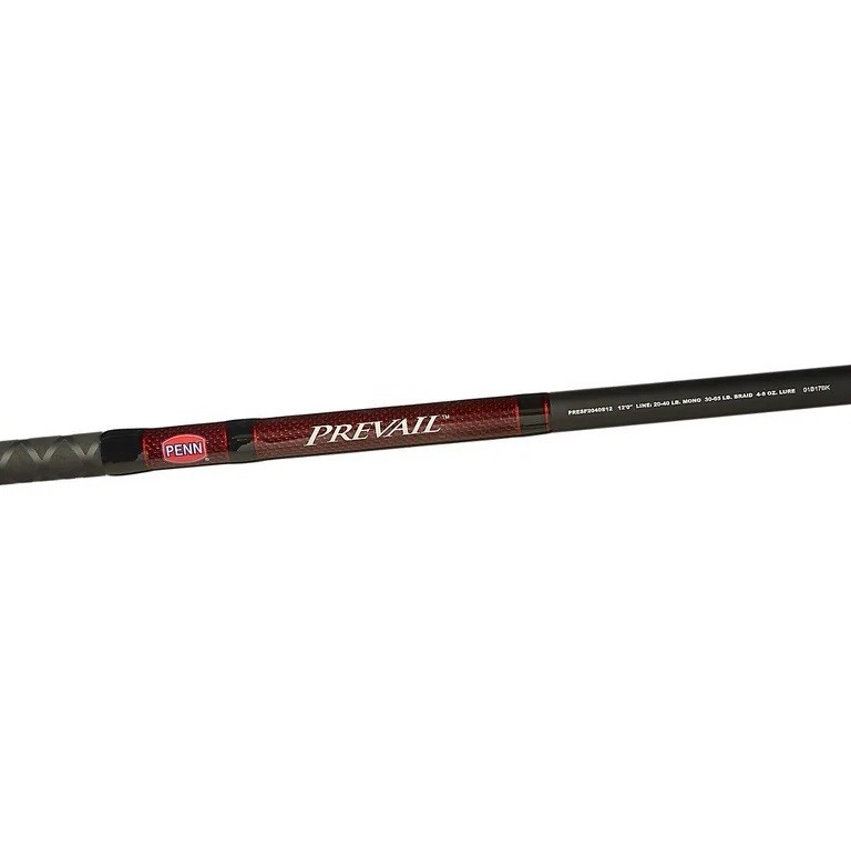Penn Prevail Surf Rod Saltwater 20-50 lb Composite EVA Handle Black Red