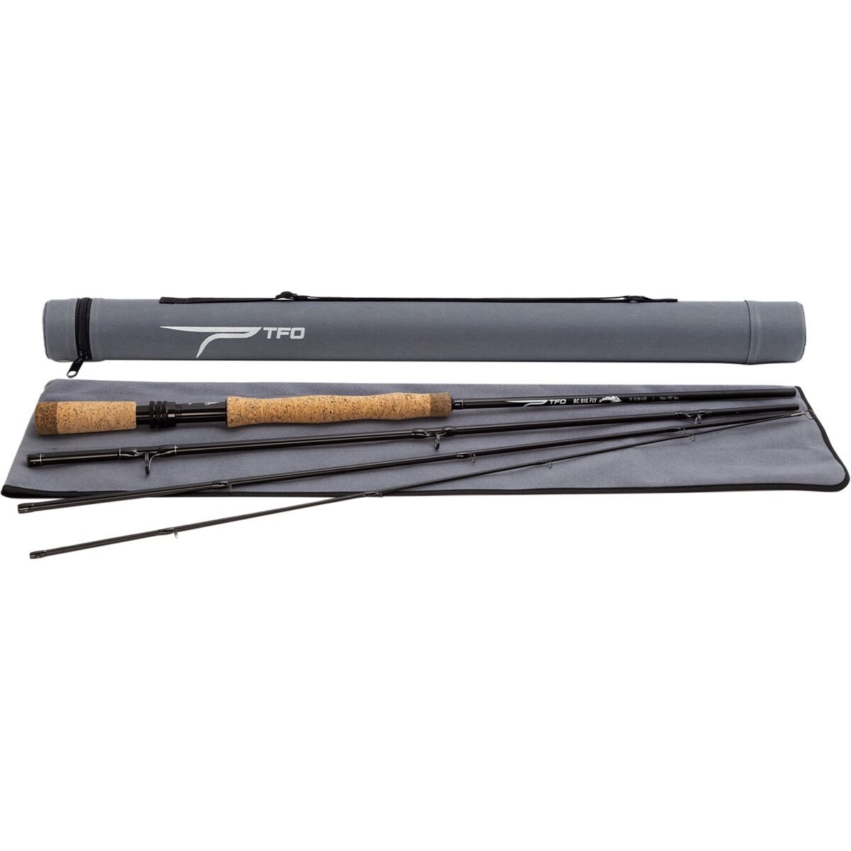 TFO BC Big Fly Rod – 4 Piece One Color, Handle A, 8 Weight, 9ft