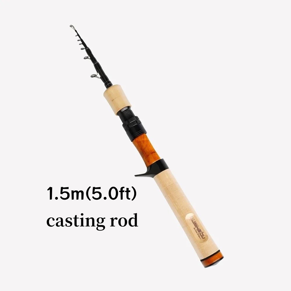 Telescopic Fishing Rod Ultra-Light Carbon Fiber Rod High Sensitive Fast Action
