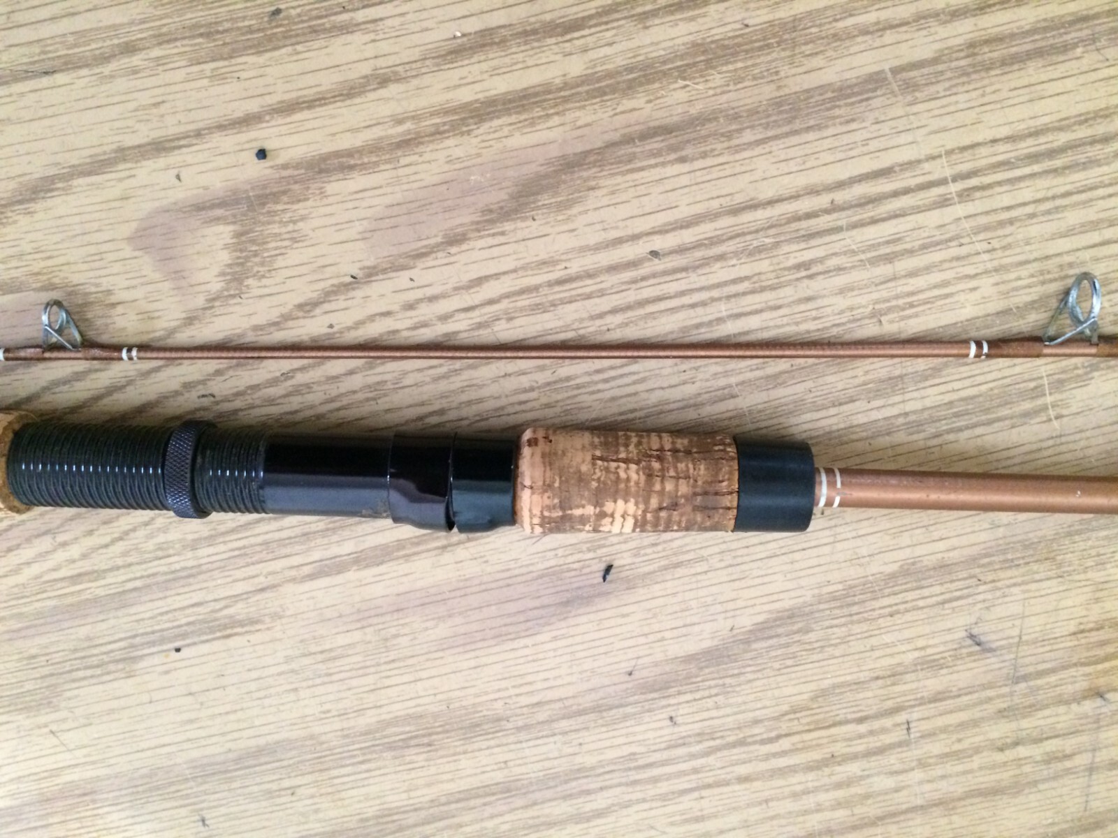 VINTAGE 6.5′ Garcia Conolon Spinning Rod 2pcs #9320 +Long Cork Lt Action w/sock