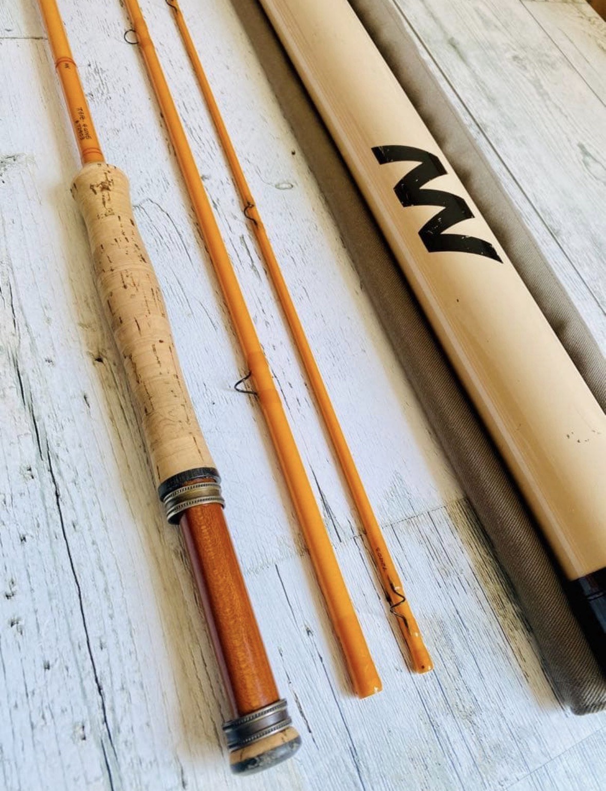 Mario Wojnicki 7’3″ #4 3pc Fly Rod free shipping DDP