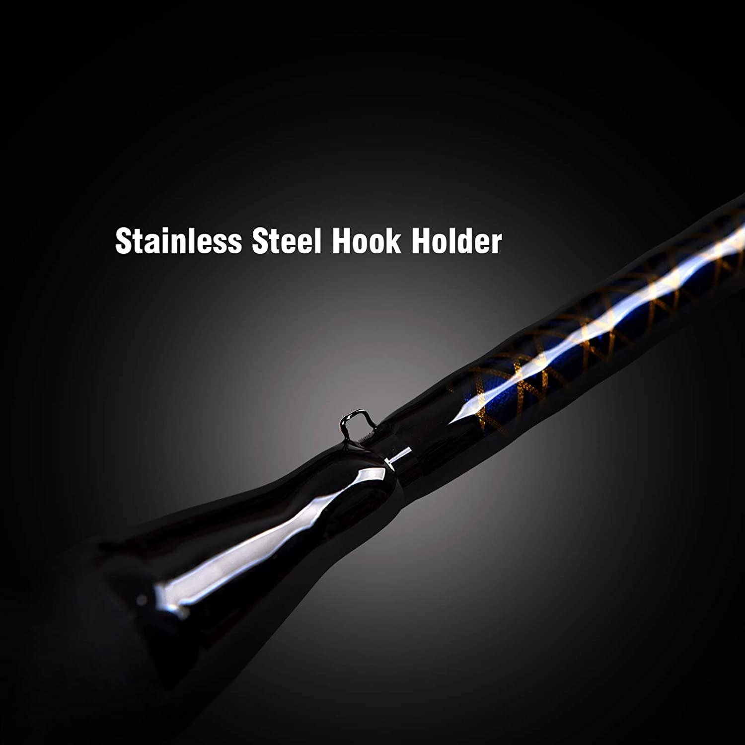 Saltwater Offshore Trolling Rod Conventional Boat Carbon Fiberglass Fishing Pole