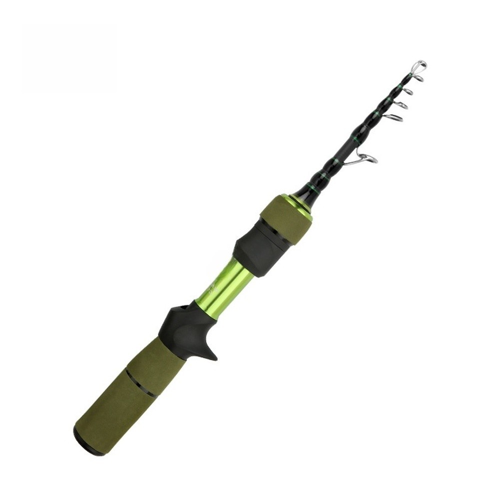 Telescopic Fishing Lightweight Rod Adjustable Design Comfortable Grip Handle