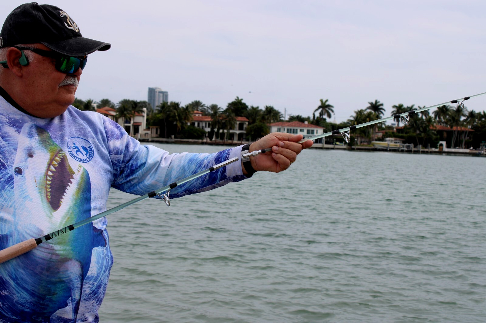 Spinning Rod – LARGO STICK I 7ft 1 Section 7 guides -Hook holder – Not Ugly
