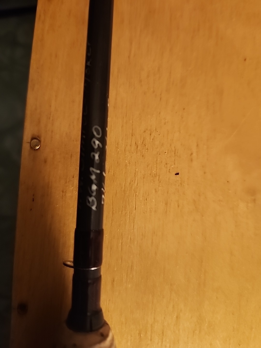 T.W. Simroe Graphite Signed Vintage Fishing Rod Excellent Condition 7 1/2′ 3/4wt