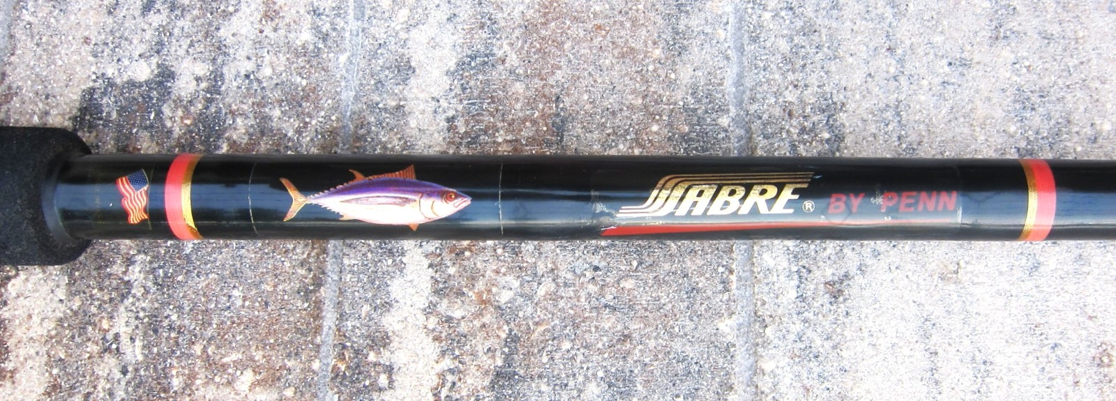 Vintage SABRE BY PENN Big-Game Stand-Up Rod: 7′ 1/2″; 20-50lb – NICE USED COND!!