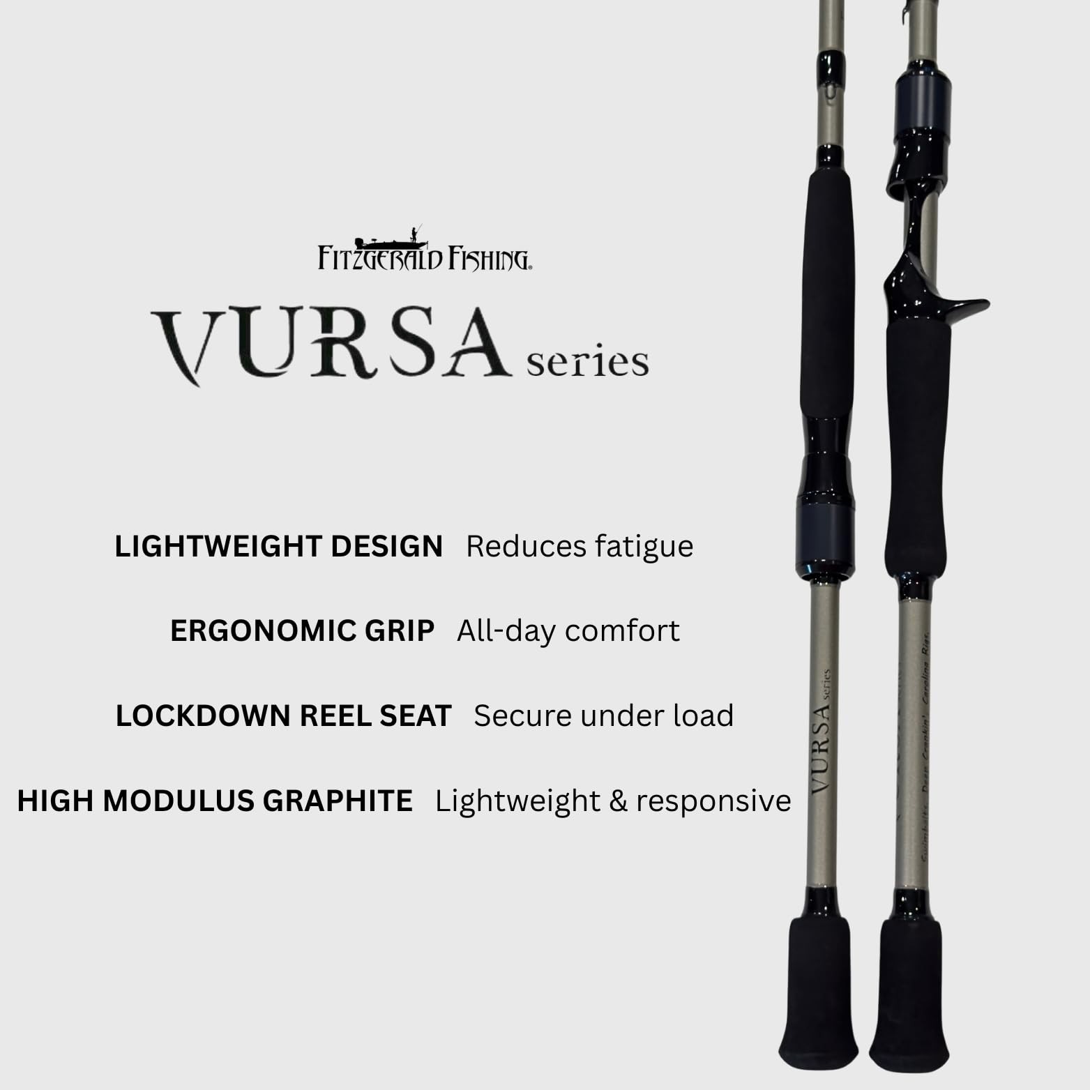 Fitzgerald Rods Fitzgerald Vursa Casting Rod 70 Heavy Body Frogs Texas Rigs
