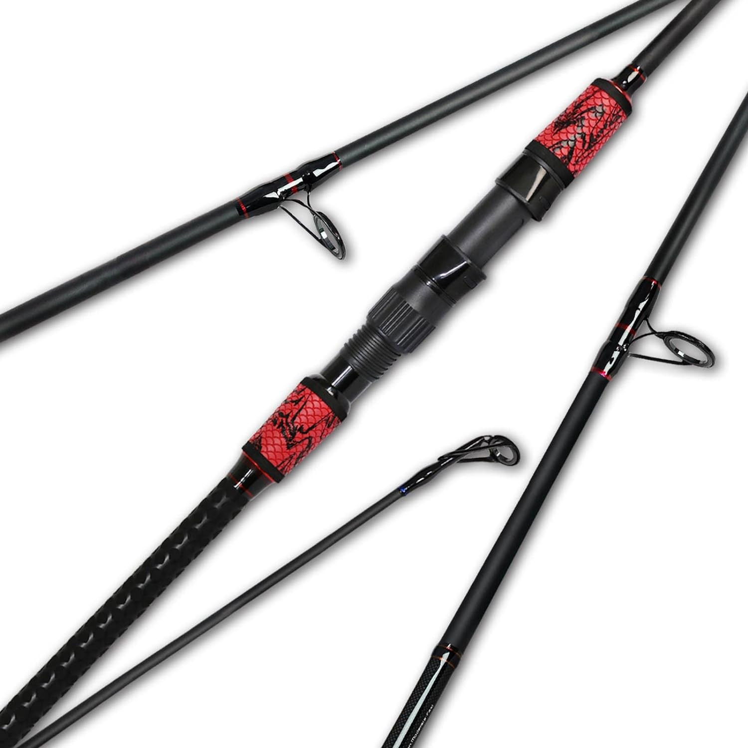 Surf Spinning Rod Graphite 2/3/4 Piece Travel Fishing Pole 8 9 10 12 13 15 FT