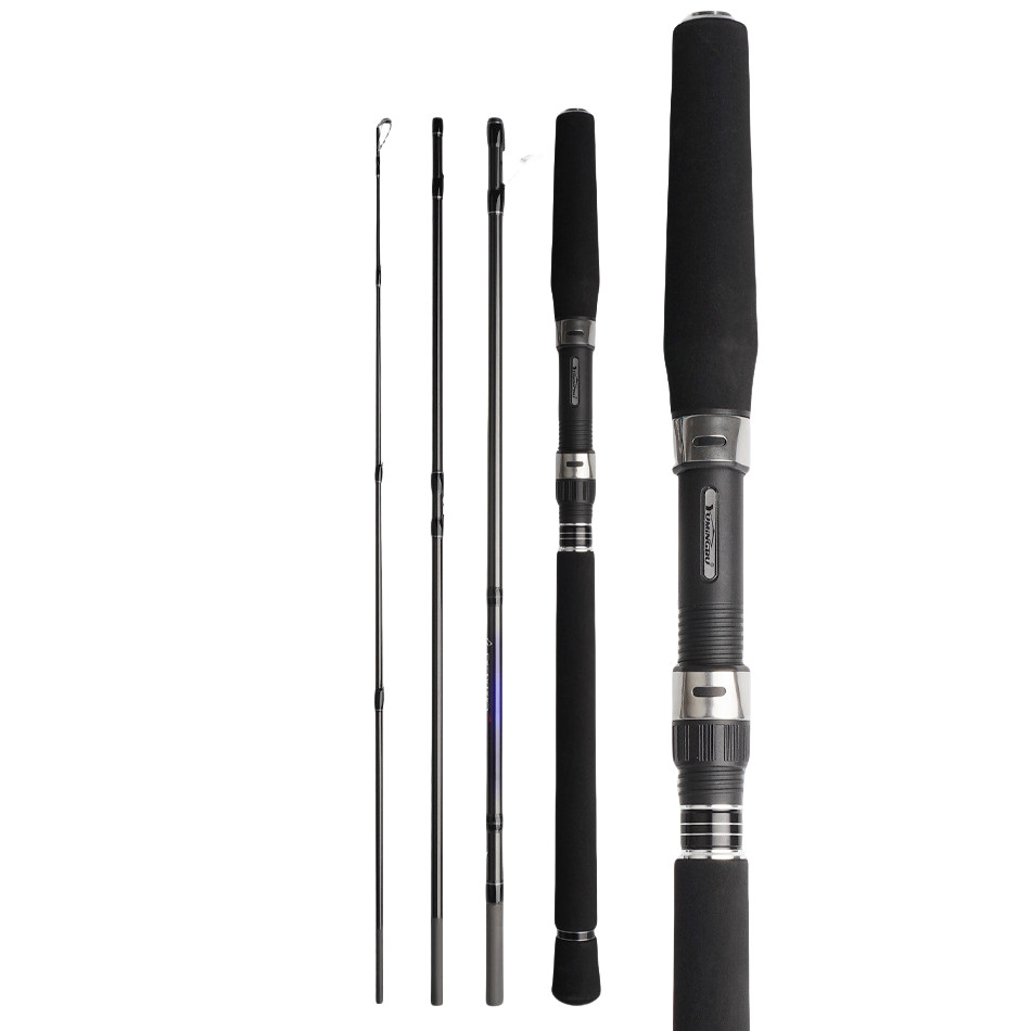 YUMINGBU Portable 12-30LB Heavy Jig Spinning Rod Boat Trolling Travel Fishing