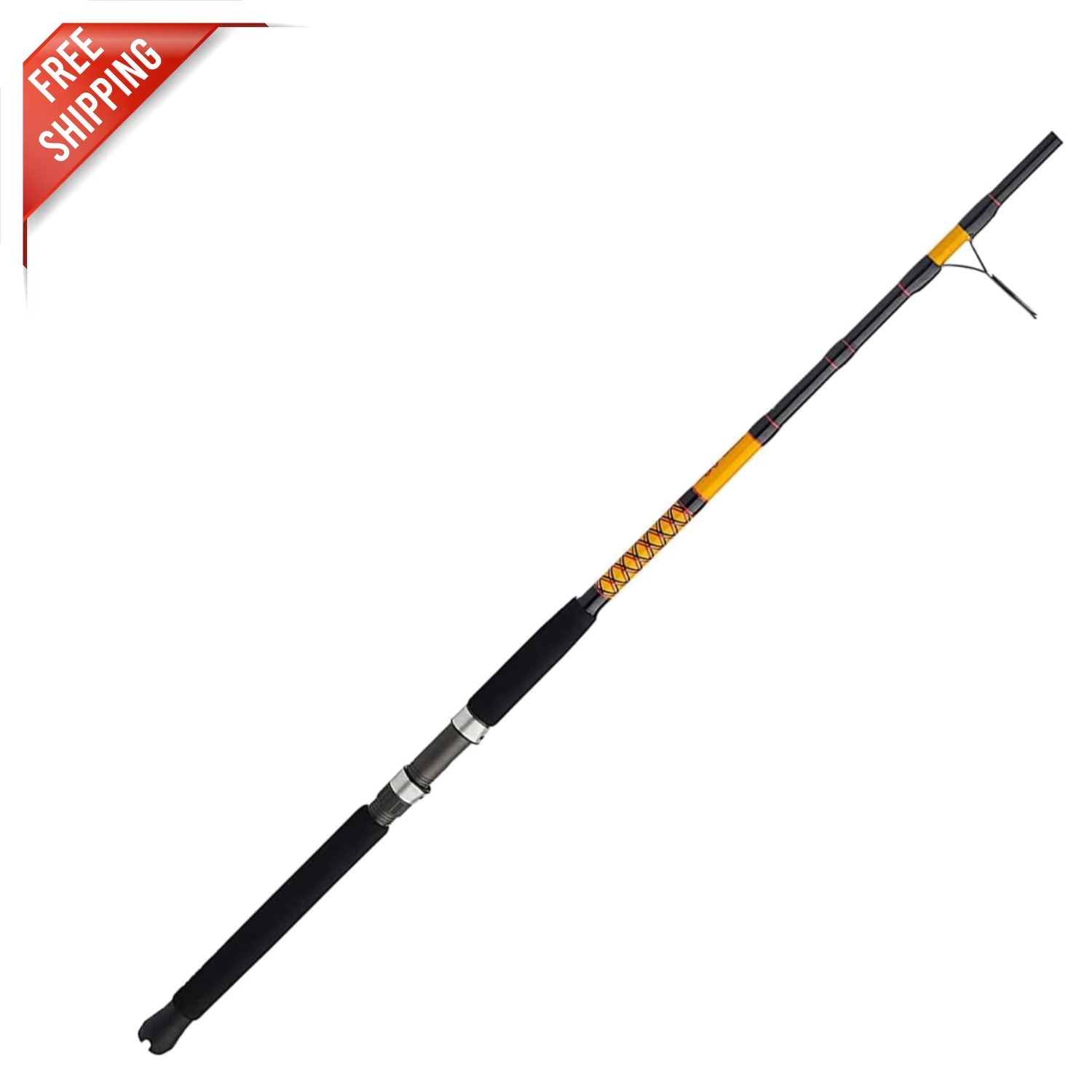 Lightweight Bigwater Spinning Fishing Rod 78″ – Fast Action & Full Wells Grip
