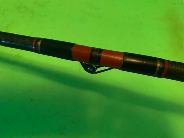 KUNNAN HOT RAIL SPIRALTECH GRAPHITE 5 FOOT 6 INCH 50 TO 130# RATED FISHING ROD