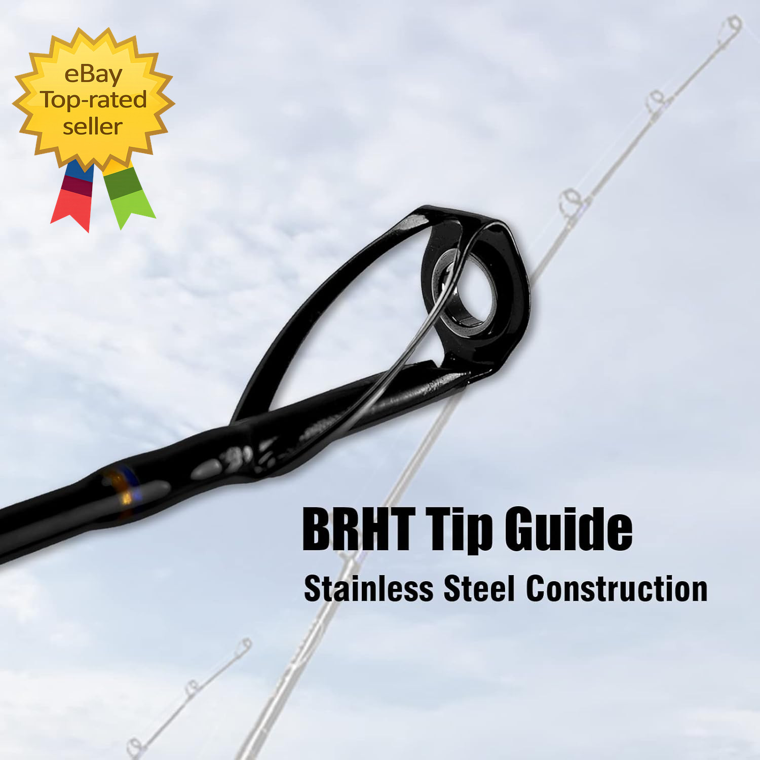 6Ft Saltwater Offshore Graphite Spinning Fishing Rod 30 50Lb Heavy Duty Rod
