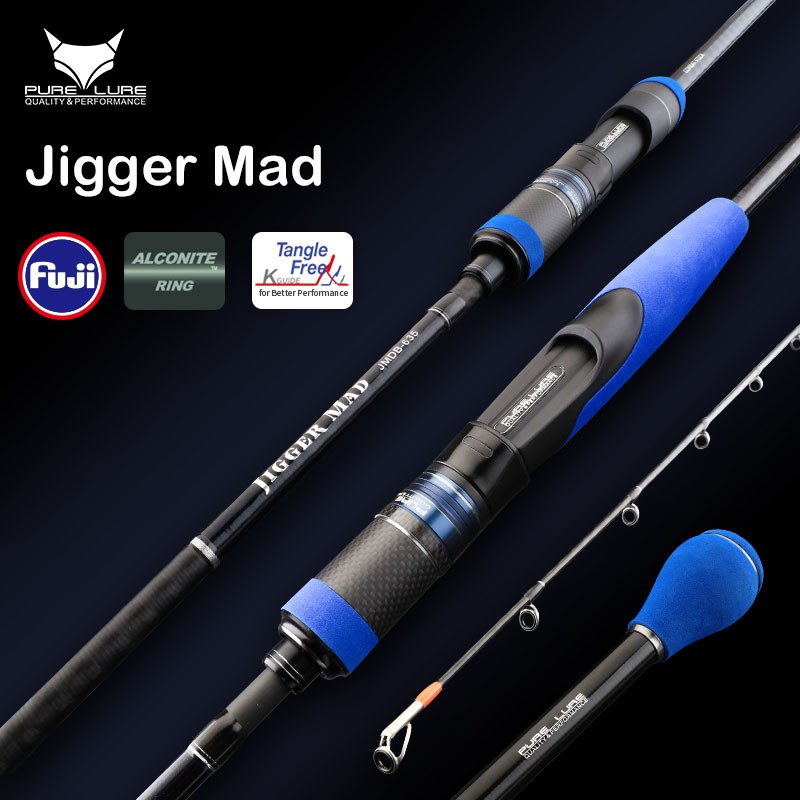 PURELURE JIGGER MAD Slow Jigging Rod Saltwater Boat Sea Fishing Casting Spinning