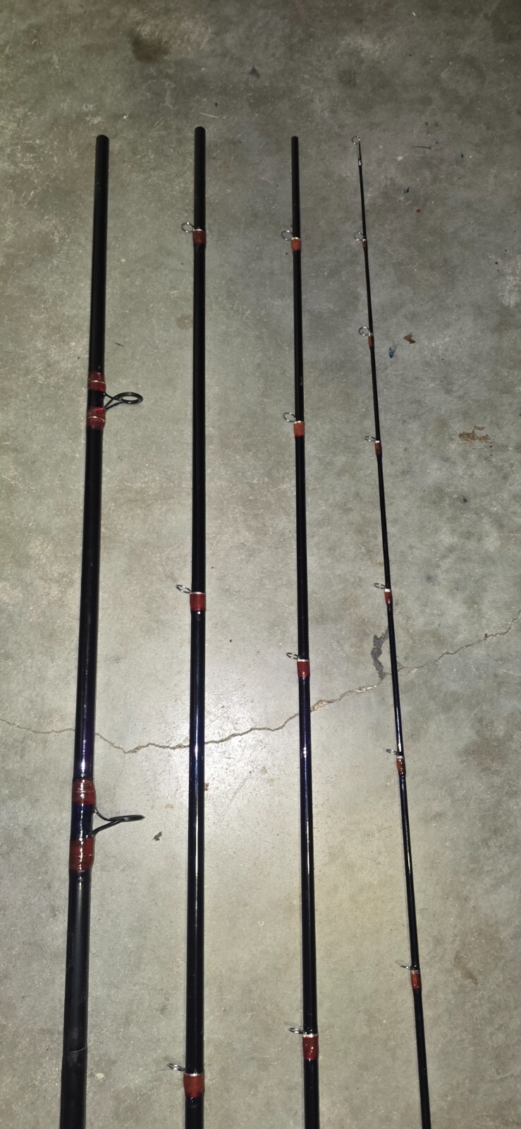 13′ LAMIGLAS SPEY IM7 5 PC 2 HANDED 10 WT TRAVEL FLY ROD W/ CUSTOM CASE #1017671