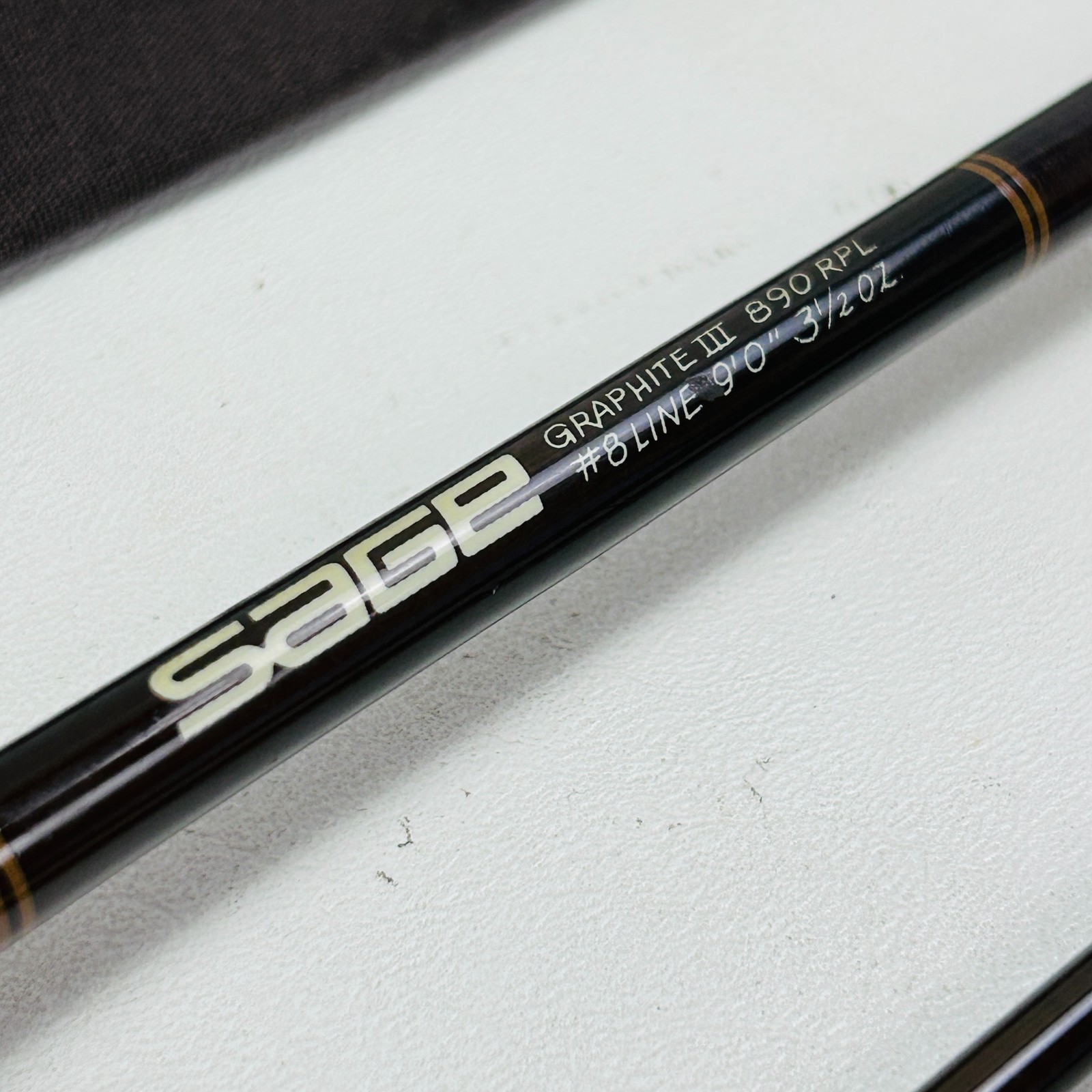 Sage 890RPL Graphite III 9 Ft 8 wt 3.5 Oz 2 Pc Graphite Flyrod