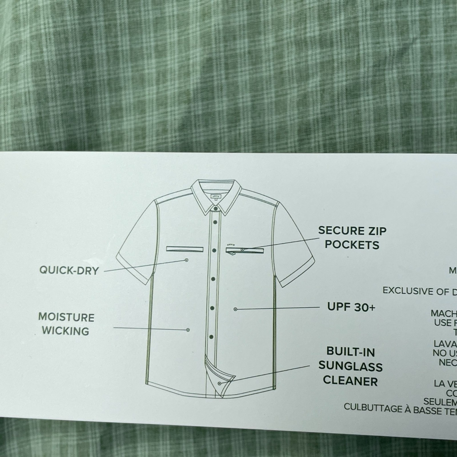 Orvis Men’s XXL Green Short Sleeve Tech Shirt UPF 30+ Quick-Dry Outdoor d1788
